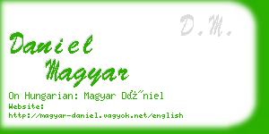 daniel magyar business card